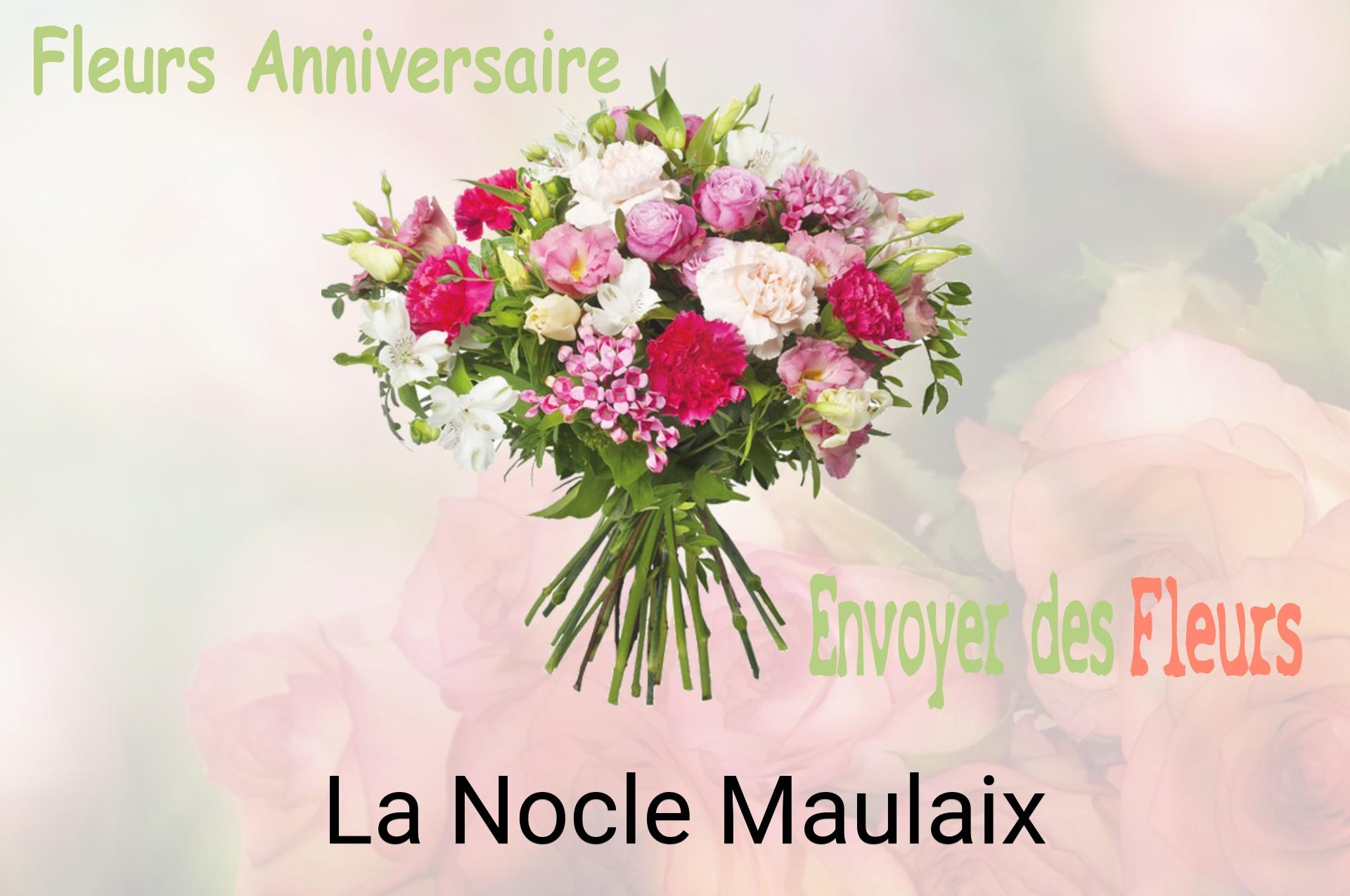 Bouquet de fleurs d’anniversaire livré à La Nocle-Maulaix