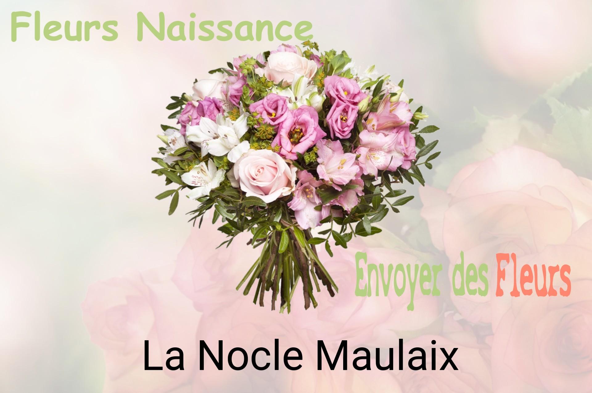 Bouquet de fleurs de naissance livré à La Nocle-Maulaix